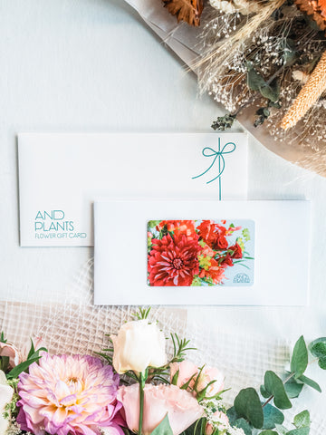 【フラワーギフトカード】AND FLOWER Gift card Premium